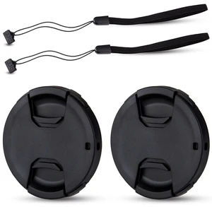2-Pack 52mm Front Lens Cap Cover with Cap Keeper Leash for Camera Lens | for Nikon D3000 D3100 D3200 D3300 D5000 D5100 D5200 D5300 D5500 with AF-S 18-55mm Kit Lens and Other 52mm Thread Lenses 2-Pack 52mm Front Lens Cap Cover with Cap Keeper Leash for Camera Lens | for Nikon D3000 D3100 D3200 D3300 D5000 D5100 D5200 D5300 D5500 with AF-S 18-55mm Kit Lens and Other 52mm Thread Lenses