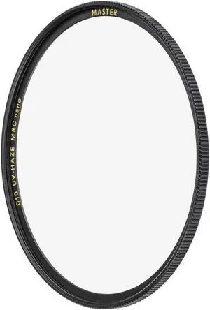 B+W 82mm Master UV Haze MRC Nano Filter  Black  Brass Mount  UV Protection  Water-resistant  ECO-Friendly Packaging