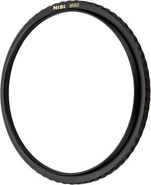 NiSi 40.5-49mm Brass Pro Step-Up Ring - Threaded Stepping Adapter  40.5mm Male Lens Attachment 49mm Female Filter and Accessory Thread - Matte Finish  Anti-Reflective Felt  Brass Alloy