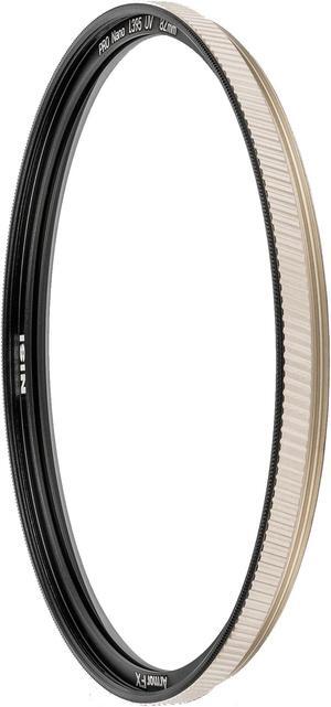 NiSi 72mm Armor FX PRO Nano L395 UV - Impact-Resistant  Ultraviolet Blocking  Lens Protection Filter - High Definition Optical Glass  Slim Brass Frame  Low Reflection  Waterproof Multi Nano Coating