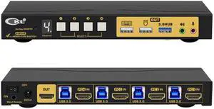CKL 8K HDMI 2.1 KVM Switch (4 Computers 1 Monitor with EDID) CKL 8K HDMI 2.1 KVM Switch (4 Computers 1 Monitor with EDID)