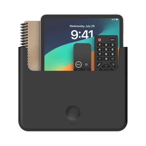 Tablet Holder Mount for iPad, Galaxy Tab, Switch, E-Reader | Screw Mounting, Available Wired Charging (Black) Tablet Holder Mount for iPad, Galaxy Tab, Switch, E-Reader | Screw Mounting, Available Wired Charging (Black)