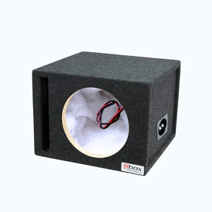 Bbox Car Pro Audio Speaker Enclosures 10 Single Vented Subwoofer/Speaker Enclosure High Grade MDF Nickel Finish Speaker Terminals 18 Gauge Audio Cables - Improves Audio Quality, Sound & Bass Bbox Car Pro Audio Speaker Enclosures 10 Single Vented Subwoofer/Speaker Enclosure High Grade MDF Nickel Finish Speaker Terminals 18 Gauge Audio Cables - Improves Audio Quality, Sound & Bass