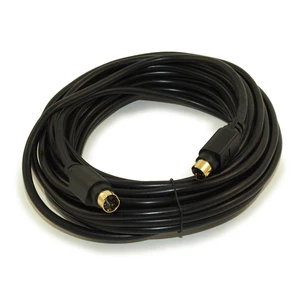 S Video - 25ft. S-Video Cable 4 pin SVHS Gold Plated for Camcorders, Home Theater, DSS receivers, VCRs, DVRs, PVRs, DVD Players - SVideo Cord Transfers Video to TV or Monitor (25-FEET) S Video - 25ft. S-Video Cable 4 pin SVHS Gold Plated for Camcorders, Home Theater, DSS receivers, VCRs, DVRs, PVRs, DVD Players - SVideo Cord Transfers Video to TV or Monitor (25-FEET)