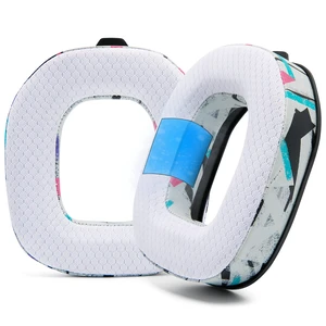Freeze A40 - Hybrid Fabric Cooling Gel Earpads for Astro A40 TR Made by Wicked Cushions Improved Durability, Thickness & Sound Isolation 90s White Freeze A40 - Hybrid Fabric Cooling Gel Earpads for Astro A40 TR Made by Wicked Cushions Improved Durability, Thickness & Sound Isolation 90s White