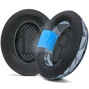 Freeze QC35 - Cooling Gel Ear Pads for Bose QuietComfort 35 & 35ii Made by Wicked Cushions Breathable Sports Fabric, Extra Thick & Cooler for Longer Geo Grey Freeze QC35 - Cooling Gel Ear Pads for Bose QuietComfort 35 & 35ii Made by Wicked Cushions Breathable Sports Fabric, Extra Thick & Cooler for Longer Geo Grey