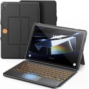 Keyboard Case for Samsung Galaxy Tab A11+/A9+ 5G with 7-Color Backlight & High Precision Trackpad, Slim and Portable Detachable Keyboard Case for Tab A11 Plus 11 inch (Black) Keyboard Case for Samsung Galaxy Tab A11+/A9+ 5G with 7-Color Backlight & High Precision Trackpad, Slim and Portable Detachable Keyboard Case for Tab A11 Plus 11 inch (Black)