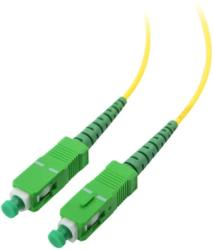 10Gbps SC APC Fiber Internet, 82ft / 25m Compatible with Verizon Fios and AT&T Fiber ONT, OFNP Plenum Plenum, OS2 Single Mode Simplex, SC APC to SC APC 10Gbps SC APC Fiber Internet, 82ft / 25m Compatible with Verizon Fios and AT&T Fiber ONT, OFNP Plenum Plenum, OS2 Single Mode Simplex, SC APC to SC APC