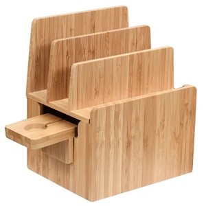 Bamboo Charging Station & Compatible Apple Watch Adapter Combo Multi Device Organizer for Apple Watch, Smartphones, Tablets, Laptops, and More Bamboo Charging Station & Compatible Apple Watch Adapter Combo Multi Device Organizer for Apple Watch, Smartphones, Tablets, Laptops, and More