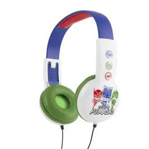 PJ Masks Kids Safe Over The Ear Headphones HP2-03120| Kids Headphones, Volume Limiter for Developing Ears, 3.5MM Stereo Jack, Recommended for Ages 3-9, by PJ Masks Kids Safe Over The Ear Headphones HP2-03120| Kids Headphones, Volume Limiter for Developing Ears, 3.5MM Stereo Jack, Recommended for Ages 3-9, by