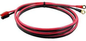 Wire Power Supply or Battery Cable with Anderson Powerpole 45 Amp Connectors and 3/8 inch Terminal Rings, 10 Gauge Wire, Length 6 Feet Wire Power Supply or Battery Cable with Anderson Powerpole 45 Amp Connectors and 3/8 inch Terminal Rings, 10 Gauge Wire, Length 6 Feet