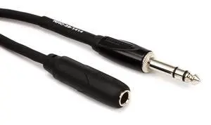 Black Series Headphone Extension Cable, 1/4-Inch TRS Male to Female, 25-Feet (RHC-25-1414) Black Series Headphone Extension Cable, 1/4-Inch TRS Male to Female, 25-Feet (RHC-25-1414)