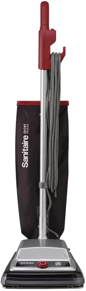 TRADITION QuietClean Upright Vacuum SC889A 12" Cleaning Path Gray/Red/Black SC889D