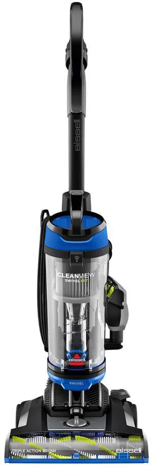 CleanView Swivel Vacuum with Triple Action Brush Roll, Swivel Steering, Extension Wand, Easy-Empty Dirt Tank, Multi-Cyclonic Suction System, New 2024 Model