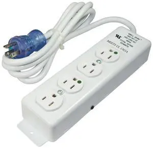 55203 6-Feet SJTW 14/3 Medical Grade Power Strip 15A 125V 4 Outlet/Green Dot Meets UL1363A 55203 6-Feet SJTW 14/3 Medical Grade Power Strip 15A 125V 4 Outlet/Green Dot Meets UL1363A