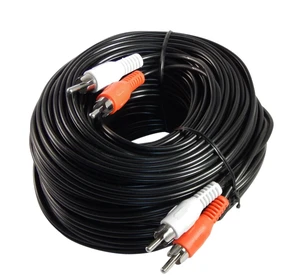 75 Foot RCA Audio Cable 2 Male to 2 Male 75 Foot RCA Audio Cable 2 Male to 2 Male
