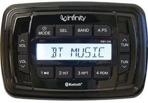 INF-PRV250 AM/FM/Bluetooth Multimedia Receiver - Receiver Only INF-PRV250 AM/FM/Bluetooth Multimedia Receiver - Receiver Only