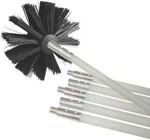 DVBRUSH12K/6 Dryer Duct Cleaning Kit, Lint Remover, Extends up to 12 Feet, Synthetic Brush Head, Use with or without a Power Drill DVBRUSH12K/6 Dryer Duct Cleaning Kit, Lint Remover, Extends up to 12 Feet, Synthetic Brush Head, Use with or without a Power Drill
