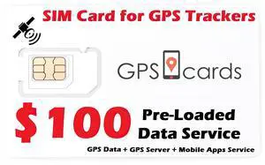 GPS cards for GPS-108A Tracker with Real-Time Tracking  & Powerful Magnet