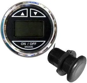 Beede Instruments 13795 Chesapeake Depth Sounder Thru-Hull - Black SS, 2" Beede Instruments 13795 Chesapeake Depth Sounder Thru-Hull - Black SS, 2"