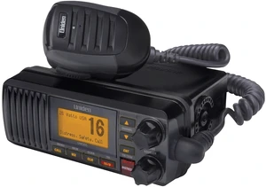 UM385BK 25 Watt Fixed Mount Marine VHF Radio, Waterproof, Noaa Weather Alert, All USA/Intl/Canadian Marine Channels UM385BK 25 Watt Fixed Mount Marine VHF Radio, Waterproof, Noaa Weather Alert, All USA/Intl/Canadian Marine Channels