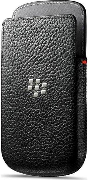 BlackBerry Leather Pocket for BlackBerry Q10 - Black