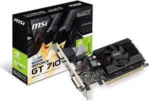 MSI Computer VGA Graphic Card GT 710 2GD3 LP