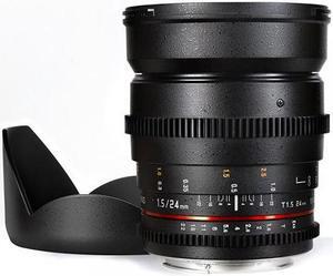 Samyang Cine SYCV24M-NEX 24mm T1.5 Cine Wide Angle Lens for Sony NEX