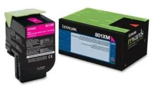 Lexmark 80C1XM0 Magenta Extra High Yield Return Program Toner Lexmark 80C1XM0 Magenta Extra High Yield Return Program Toner