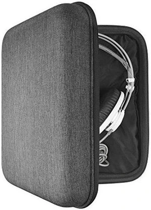 Geekria Shield Case for Large-Sized Over-Ear Headphones, Replacement Protective Hard Shell Travel Carrying Bag with Cable Storage, Compatible with Sennheiser HD820 (Drak Grey) Geekria Shield Case for Large-Sized Over-Ear Headphones, Replacement Protective Hard Shell Travel Carrying Bag with Cable Storage, Compatible with Sennheiser HD820 (Drak Grey)