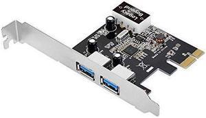 siig legacy and beyond series pcie to usb 3.0 2port pci express card external pcie host card supports uasp