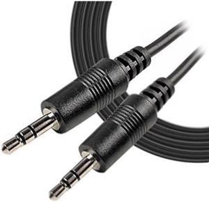 imbaprice 25 feet professional quality nickel plated 3.5 mm male/male stereo audio cable