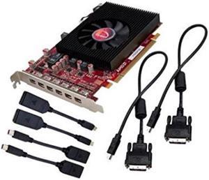 VisionTek Radeon 7750 2GB GDDR5 6M (6x miniDP, 6x miniDP to HDMI Adapters) Graphics Card - 900880