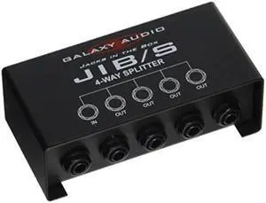 Galaxy Audio JIBS 4 Way 1/4" Splitter