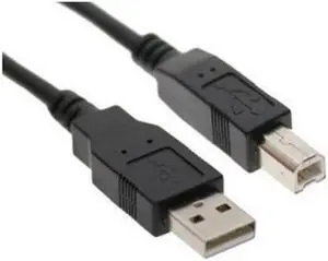 imbaprice 10 feet usb 2.0 printer and scanner cable for hp deskjet 1000 2510 2540 3510 3520, envy 4500, officejet 8600, photosmart 6520 7520  black