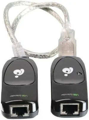 iogear usb ethernet extender, black, guce51