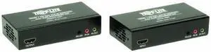 Tripp Lite HDMI Over Cat5/6 Extender Kit w/ Serial and IR Control, Transmitter and Receiver, 4K x 2K, 1080p @ 24/30 Hz, Up to 328-ft. (B126-1A1SR)