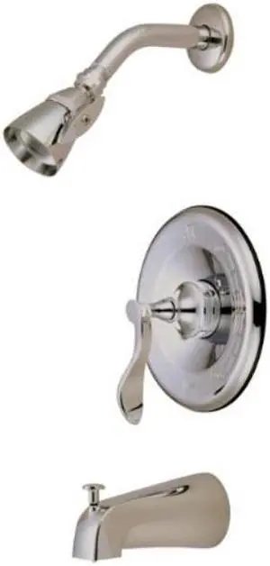 Kingston Brass KB1638CFL Century Tub and Shower