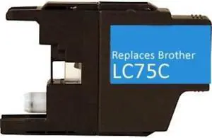 Laser Tek Services® Compatible Ink Cartridge Brother LC75C MFC-J6710DW