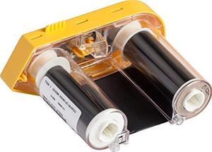 brady m61r6010 bmp61 series printer ribbon r6000 resin, 2" width x 75' length, black