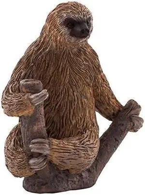 mojo fun 387180 two toed sloth  realistic international wildlife toy replica  new for 2013!