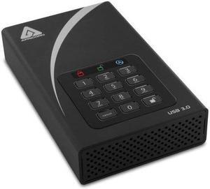apricorn aegis padlock 2 tb dt 256bit encrypted usb 3.0 hard drive adt3pl2562000
