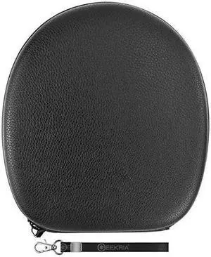 Geekria Shield Headphones Case Compatible with Grado SR325e, SR80, SR80e, SR80i, SR60, SR60i, SR60e, RS2, RS1  Case, Replacement Hard Shell Travel Carrying Bag with Cable Storage (Black)