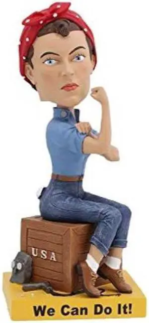 royal bobbles rosie the riveter bobblehead