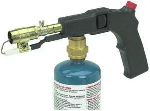 electric start propane torch with pushbutton electric starter