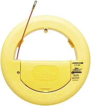 JAMESON 8-18-150K Wee Buddy Fish Tape with 150 ft. of 1/8" Fiberglass Rod