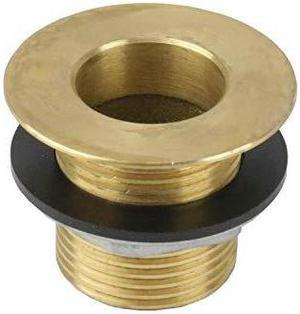 aa faucet brass bar sink drain 1" nominal pipe size 1" nps thread, 2" diameter drain opening 11/2" length