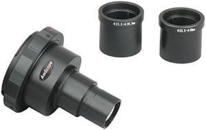amscope cacanslriii new canon slr / dslr camera adapter for microscopes  microscope adapter