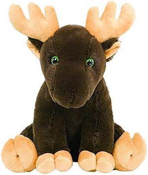stuffems toy shop record your own plush 16 inch brown moose ready to love in a few easy steps