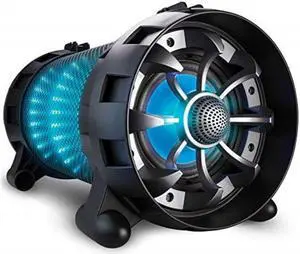 hypergear 14588 hypersonic powerful dynamic sound boombox, black